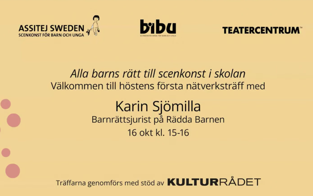 Barns rättigheter under press – se samtalet med Karin Sjömilla